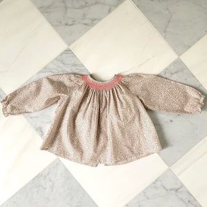 Bonpoint Griotte Pink Liberty Blouse Sz 2